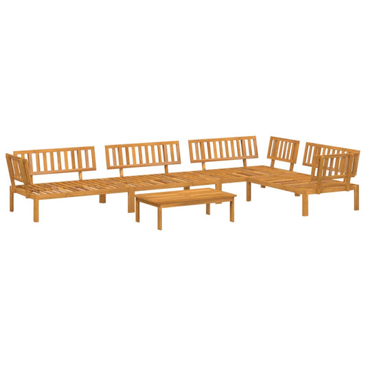 5 Piece Garden Pallet Sofa Set Solid Wood Acacia 5 Piece Garden Pallet Sofa Set Solid Wood Acacia