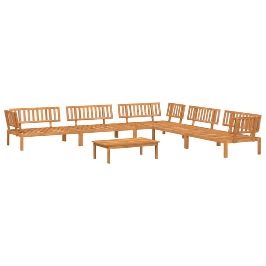 Pallet Sofa Set | Natural wood | Solid acacia wood | Large | Modular Pallet Sofa Set | Natural wood | Solid acacia wood | Large | Modular