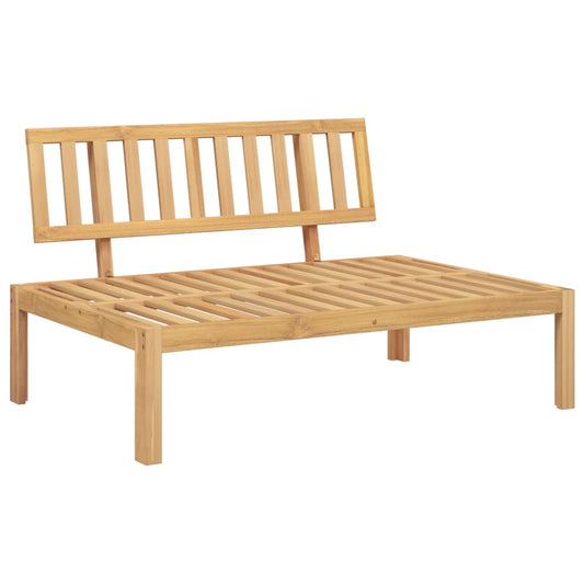 Garden Pallet Middle Sofa Solid Wood Acacia Garden Pallet Middle Sofa Solid Wood Acacia