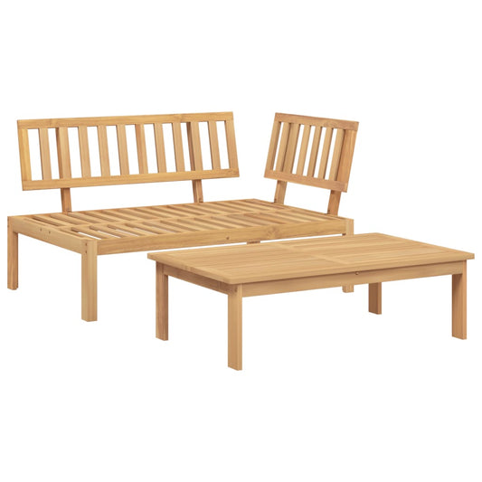 Garden Pallet Sofa Set 2 pcs Solid Wood Acacia Garden Pallet Sofa Set 2 pcs Solid Wood Acacia
