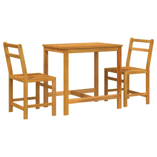 3 Piece Balcony Set Solid Wood Acacia 3 Piece Balcony Set Solid Wood Acacia