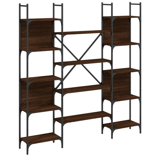 Bookshelf | Brown oak | Engineered wood | Tall | Bookshelf | Rectangular Bookshelf | Brown oak | Engineered wood | Tall | Bookshelf | Rectangular