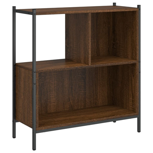 Bookcase Brown Oak 72x28x77.5 cm Engineered Wood Bookcase Brown Oak 72x28x77.5 cm Engineered Wood