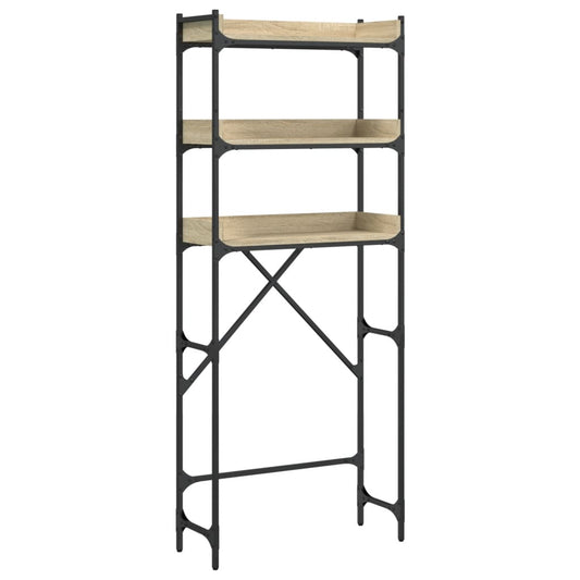Washing Machine Shelf Sonoma Oak 67x25x163 cm Engineered Wood Washing Machine Shelf Sonoma Oak 67x25x163 cm Engineered Wood