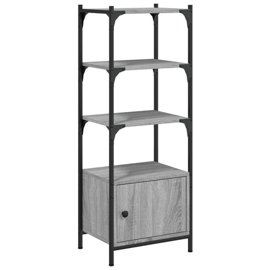 Bookcase 3-Tier Grey Sonoma 41x30x109.5 cm Engineered Wood Bookcase 3-Tier Grey Sonoma 41x30x109.5 cm Engineered Wood