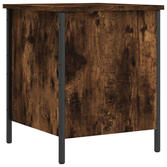 Storage Bench Smoked Oak 40x42.5x50 cm Engineered Wood Storage Bench Smoked Oak 40x42.5x50 cm Engineered Wood