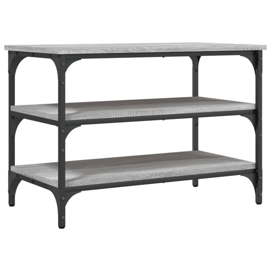 Shoe Bench Grey Sonoma 70x38.5x49 cm Engineered Wood Shoe Bench Grey Sonoma 70x38.5x49 cm Engineered Wood