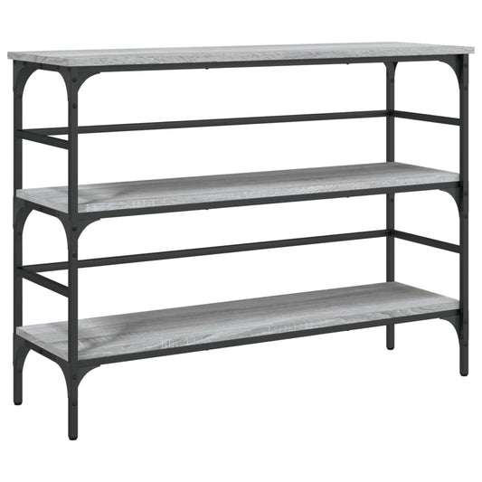 Console Table Grey Sonoma 100x32x75 cm Engineered Wood Console Table Grey Sonoma 100x32x75 cm Engineered Wood