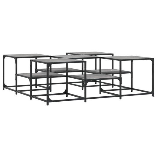 Coffee Table Grey Sonoma 121x121x40 cm Engineered Wood Coffee Table Grey Sonoma 121x121x40 cm Engineered Wood