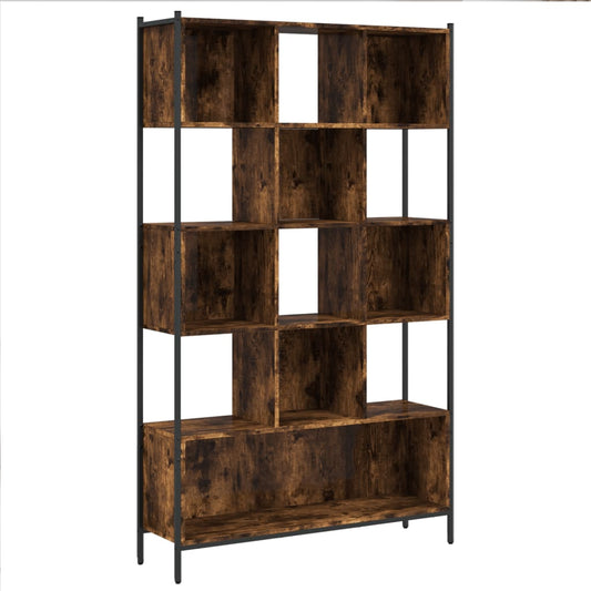 Bookcase Smoked Oak 102x28x172 cm Engineered Wood Bookcase Smoked Oak 102x28x172 cm Engineered Wood