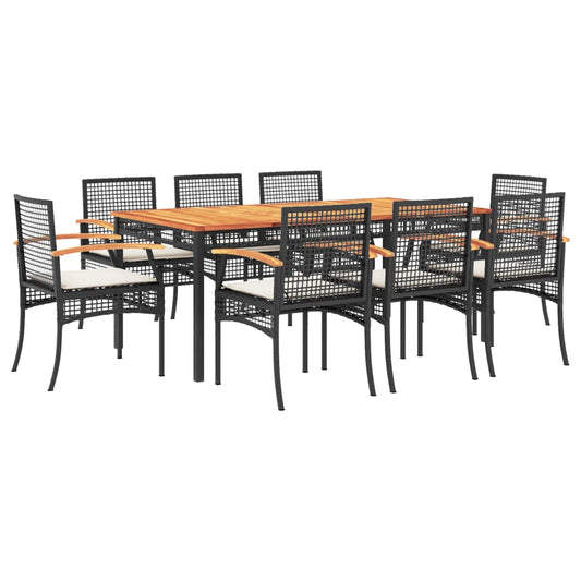 Garden Dining Set | Black, Cream White Garden Dining Set | Black, Cream White