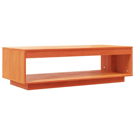 Coffee Table Wax Brown 110x50x33.5 cm Solid Wood Pine Coffee Table Wax Brown 110x50x33.5 cm Solid Wood Pine