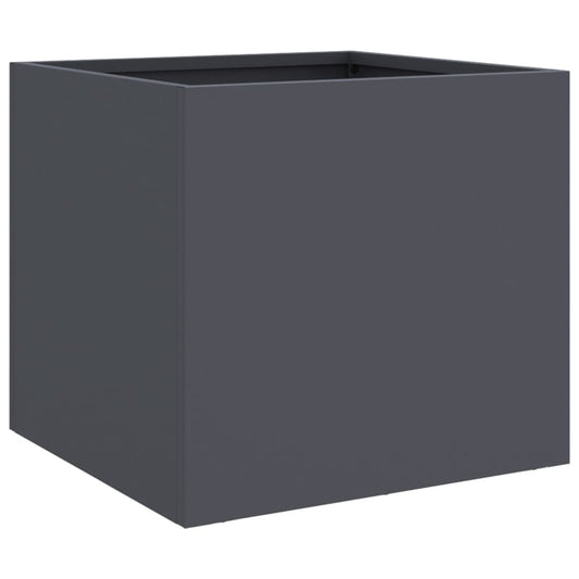 Planter Anthracite 32x30x29 cm Steel Planter Anthracite 32x30x29 cm Steel