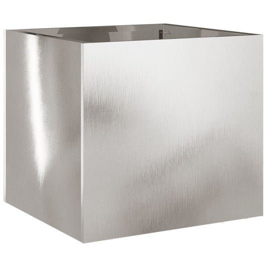 Planter Silver 32x30x29 cm Stainless Steel Planter Silver 32x30x29 cm Stainless Steel