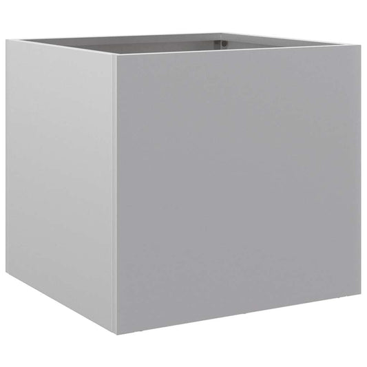 Planter Silver 32x30x29 cm Galvanised Steel Planter Silver 32x30x29 cm Galvanised Steel