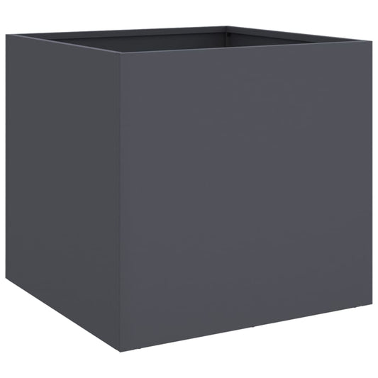 Planter Anthracite 42x40x39 cm Steel Planter Anthracite 42x40x39 cm Steel