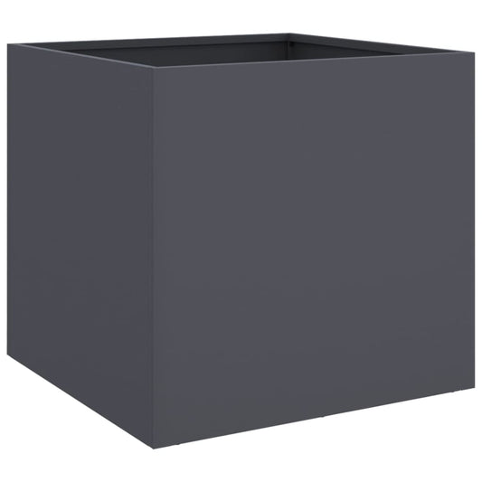 Planter Anthracite 49x47x46 cm Steel Planter Anthracite 49x47x46 cm Steel