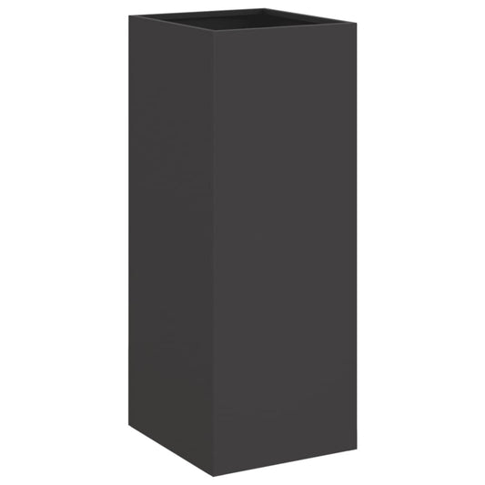 Planter Black 32x29x75 cm Steel Planter Black 32x29x75 cm Steel