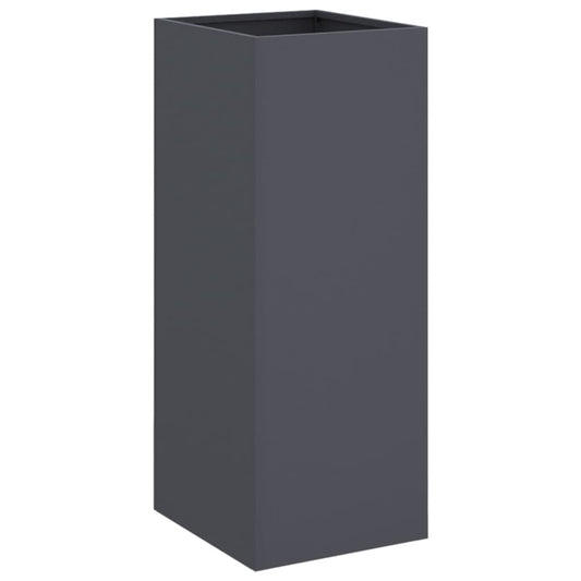 Planter Anthracite 32x29x75 cm Steel Planter Anthracite 32x29x75 cm Steel