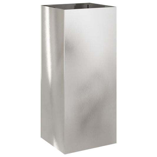 Planter Silver 32x29x75 cm Stainless Steel Planter Silver 32x29x75 cm Stainless Steel