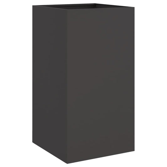 Planter Black 42x38x75 cm Steel Planter Black 42x38x75 cm Steel