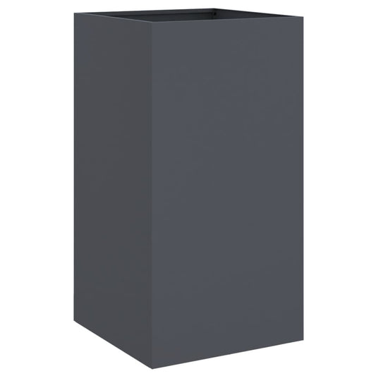 Planter Anthracite 42x38x75 cm Steel Planter Anthracite 42x38x75 cm Steel