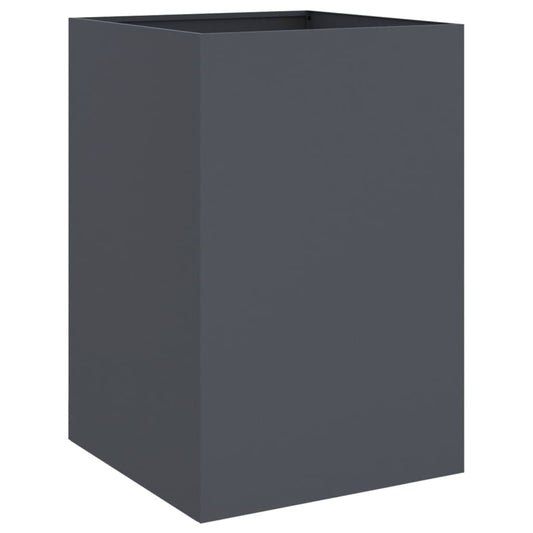 Planter Anthracite 52x48x75 cm Steel Planter Anthracite 52x48x75 cm Steel