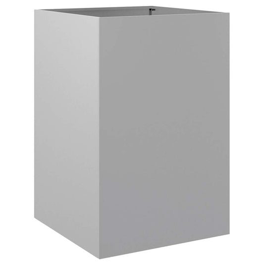 Planter Silver 52x48x75 cm Galvanised Steel Planter Silver 52x48x75 cm Galvanised Steel