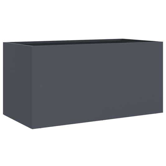 Planter Anthracite 62x30x29 cm Steel Planter Anthracite 62x30x29 cm Steel
