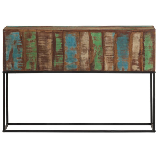 Console Table 110x30x75 cm Solid Wood Reclaimed and Iron Console Table 110x30x75 cm Solid Wood Reclaimed and Iron