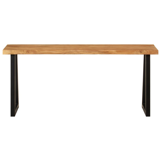 Bench with Live Edge 105 cm Solid Wood Acacia Bench with Live Edge 105 cm Solid Wood Acacia