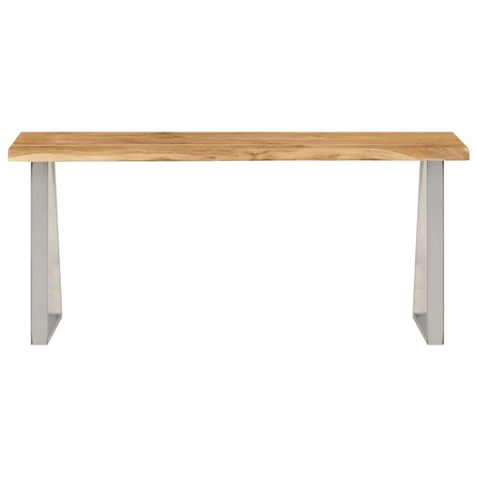Bench with Live Edge 105 cm Solid Wood Acacia Bench with Live Edge 105 cm Solid Wood Acacia