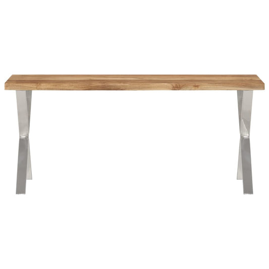 Bench with Live Edge 105 cm Solid Wood Acacia Bench with Live Edge 105 cm Solid Wood Acacia