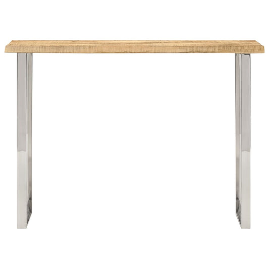 Console Table with Live Edge 105x33x76 cm Solid Wood Mango Console Table with Live Edge 105x33x76 cm Solid Wood Mango