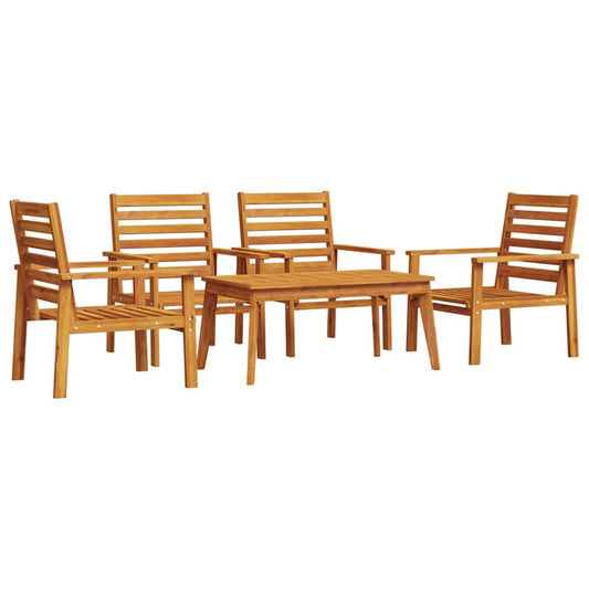 5 Piece Garden Lounge Set Solid Wood Acacia 5 Piece Garden Lounge Set Solid Wood Acacia
