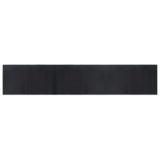 Rug Rectangular Black 60x300 cm Bamboo Rug Rectangular Black 60x300 cm Bamboo