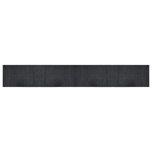 Rug Rectangular Grey 60x400 cm Bamboo Rug Rectangular Grey 60x400 cm Bamboo