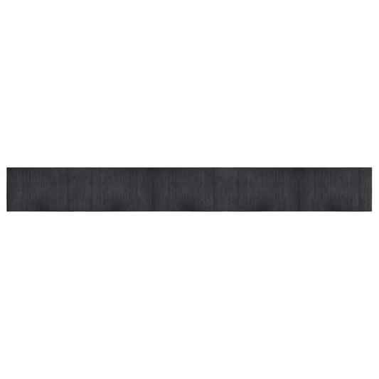 Rug Rectangular Grey 60x500 cm Bamboo Rug Rectangular Grey 60x500 cm Bamboo