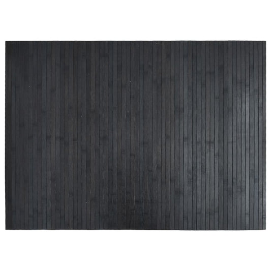 Rug Rectangular Grey 70x100 cm Bamboo Rug Rectangular Grey 70x100 cm Bamboo