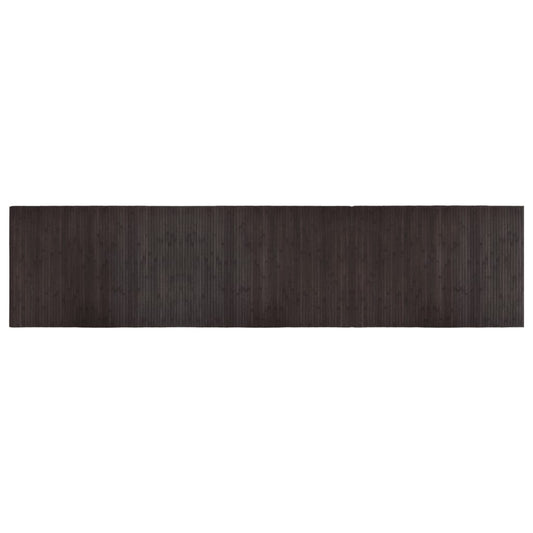 Rug Rectangular Dark Brown 70x300 cm Bamboo Rug Rectangular Dark Brown 70x300 cm Bamboo