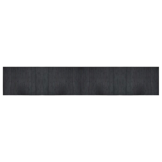 Rug Rectangular Grey 70x400 cm Bamboo Rug Rectangular Grey 70x400 cm Bamboo