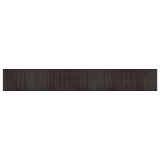 Rug Rectangular Dark Brown 70x500 cm Bamboo Rug Rectangular Dark Brown 70x500 cm Bamboo