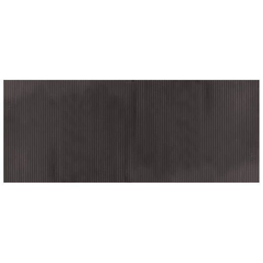 Rug Rectangular Dark Brown 80x200 cm Bamboo Rug Rectangular Dark Brown 80x200 cm Bamboo