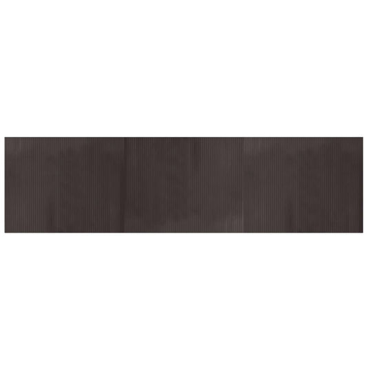 Rug Rectangular Dark Brown 80x300 cm Bamboo Rug Rectangular Dark Brown 80x300 cm Bamboo