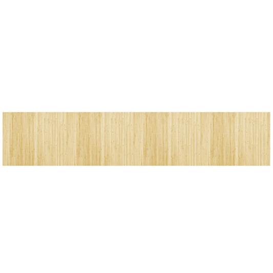 Rug Rectangular Light Nature 80x400 cm Bamboo Rug Rectangular Light Nature 80x400 cm Bamboo