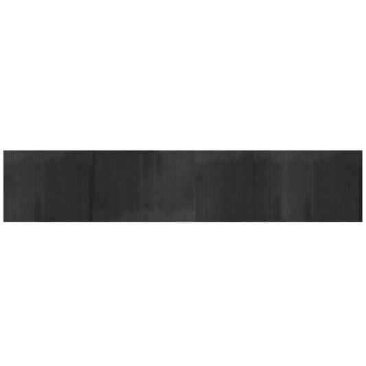 Rug Rectangular Grey 80x400 cm Bamboo Rug Rectangular Grey 80x400 cm Bamboo