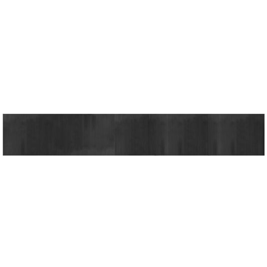 Rug Rectangular Grey 80x500 cm Bamboo Rug Rectangular Grey 80x500 cm Bamboo