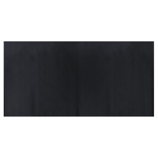 Rug Rectangular Black 100x200 cm Bamboo Rug Rectangular Black 100x200 cm Bamboo