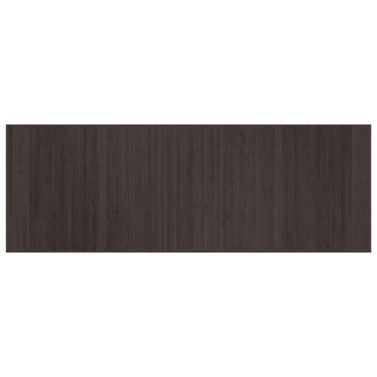 Rug Rectangular Dark Brown70x200 cm Bamboo Rug Rectangular Dark Brown70x200 cm Bamboo