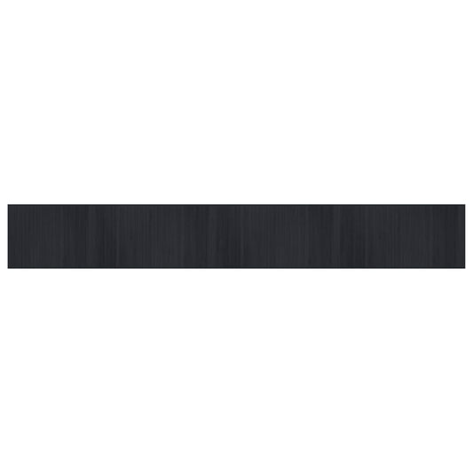 Rug Rectangular Black70x500 cm Bamboo Rug Rectangular Black70x500 cm Bamboo